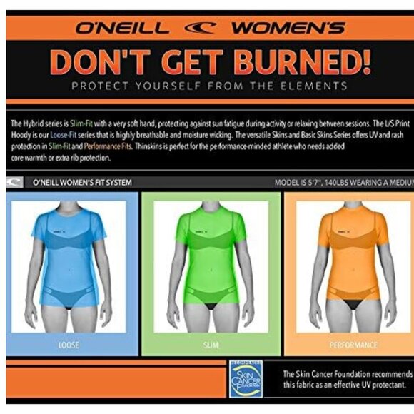 O'NEILL Women's Thermo X Long Sleeve Insulative Top Sz: S Black - Picture 8 of 12